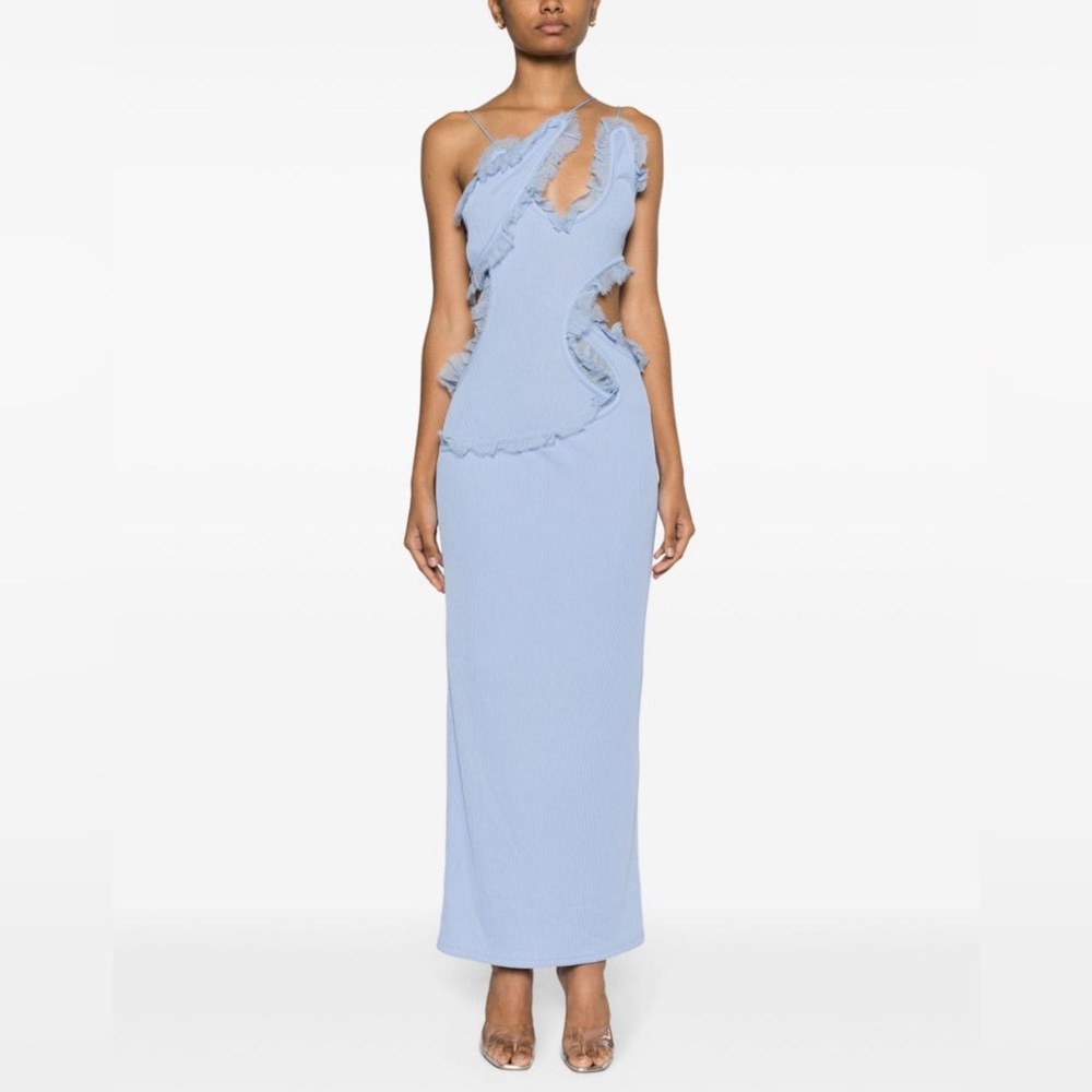 COPY - Christopher Esber Carina Blue dress size AU14 NWT
